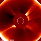 Latest LASCO C2 image of the Sun
